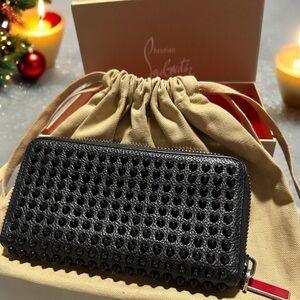 🔥 Christian Louboutin Panettone Wallet EUC